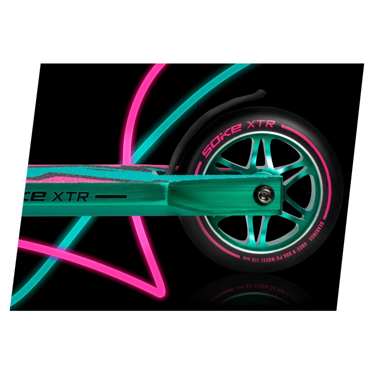 Самокат SOKE XTR бірюзово-рожевий – яскравий вибір для активних користувачів - Зображення 3