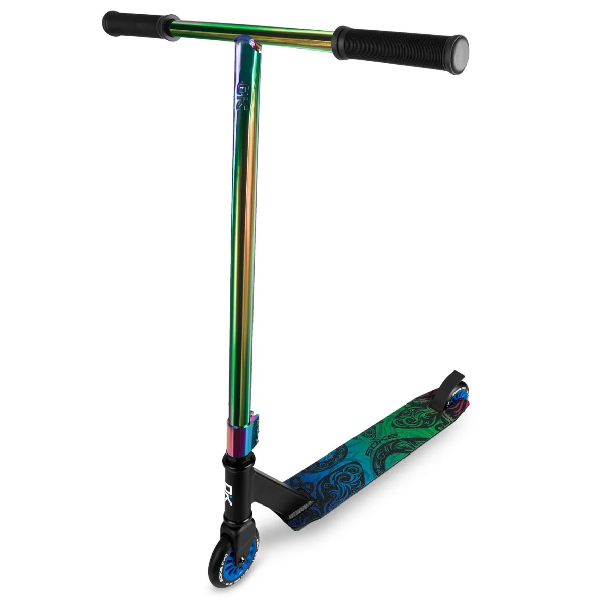 Вуличний трюковий самокат SOKE EVO, чорна веселка для трюків - Зображення 7