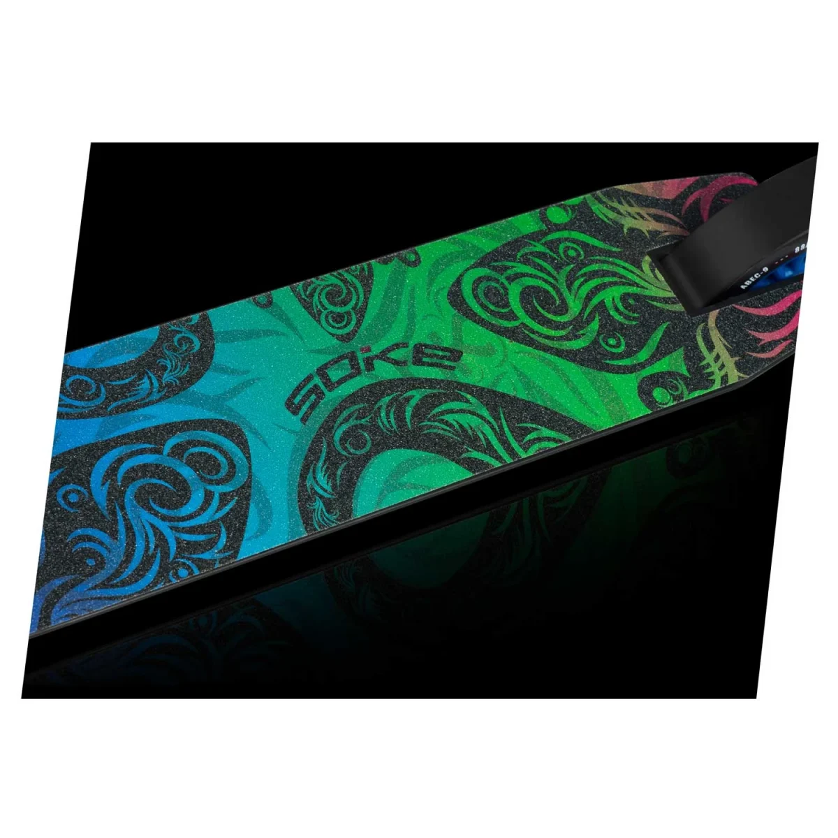 Вуличний трюковий самокат SOKE EVO, чорна веселка для трюків - Зображення 4