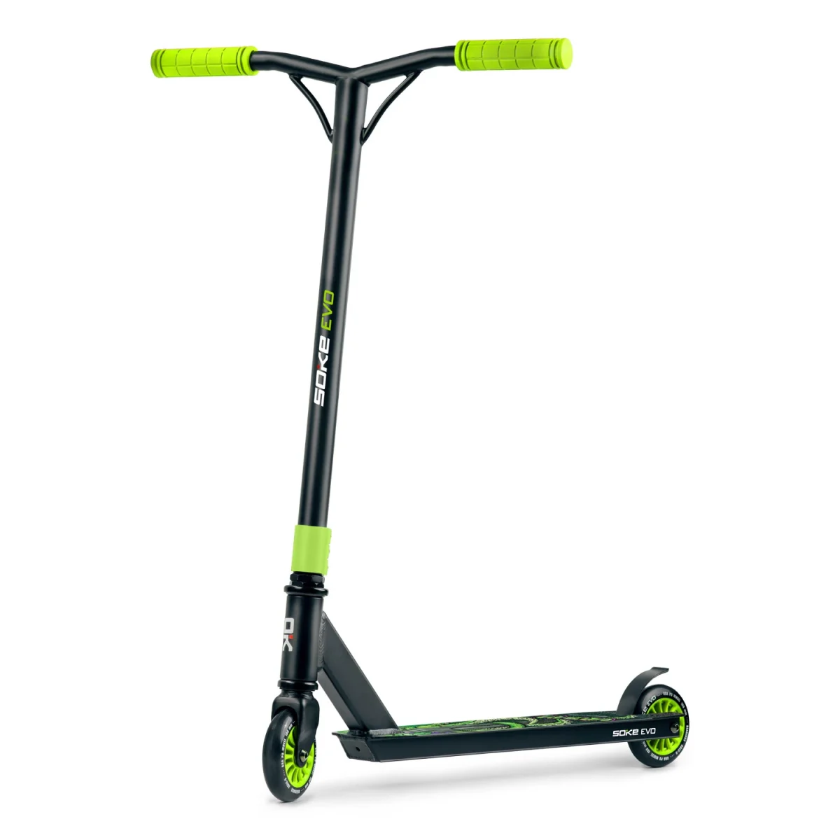Трюковий самокат SOKE EVO зеленого кольору для аматорів трюків - Зображення 3