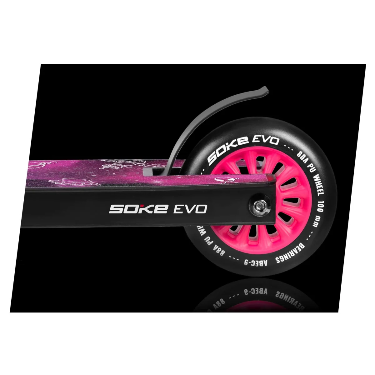 Самокат SOKE EVO ruby для трюків і швидкості - Зображення 6