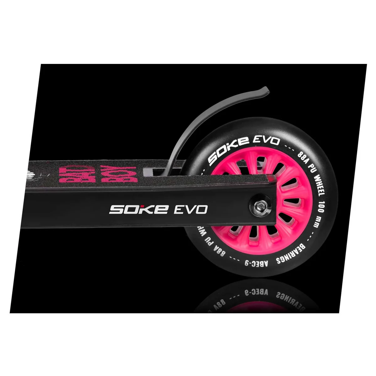 Самокат SOKE EVO ruby для ефектних трюків та швидкої їзди - Зображення 12