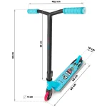 Яскравий трюковий самокат бірюзовий SOKE GO! для молоді - Зображення 11