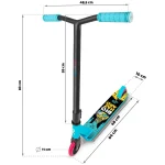 Яскравий і надійний трюковий самокат бірюзовий SOKE GO! - Зображення 17