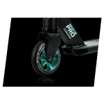 Елегантний і функціональний трюковий самокат SOKE PRO сріблясто-бірюзовий - Зображення 5