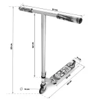 Стильний і швидкий трюковий самокат Street Silver SOKE PRO - Зображення 12
