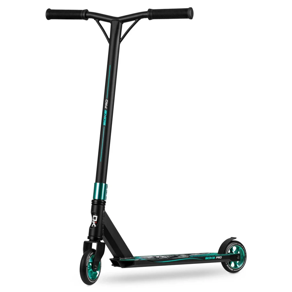 Трюковий самокат SOKE PRO бірюзовий для динамічних трюків - Зображення 4