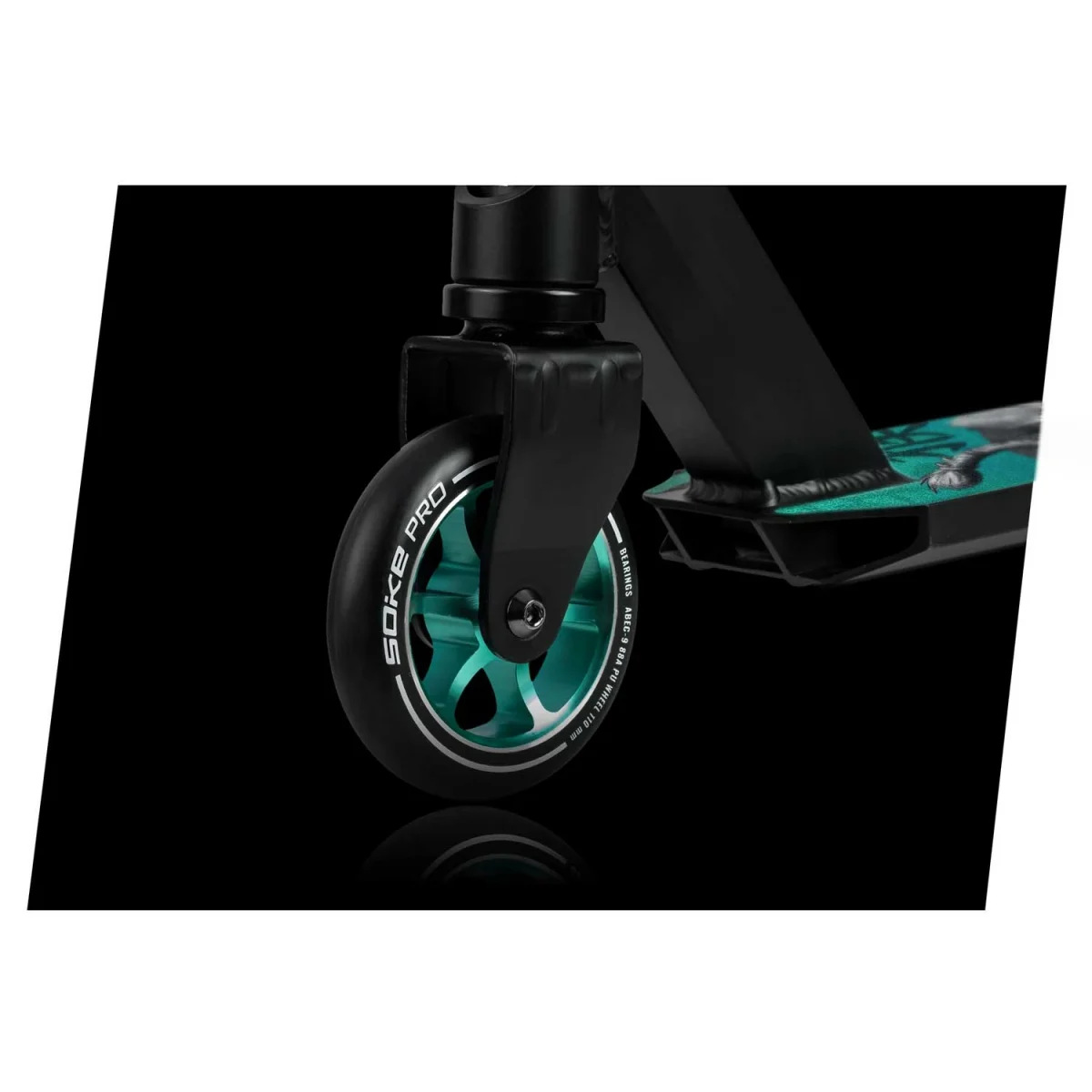 Трюковий самокат SOKE PRO бірюзовий для динамічних трюків - Зображення 5