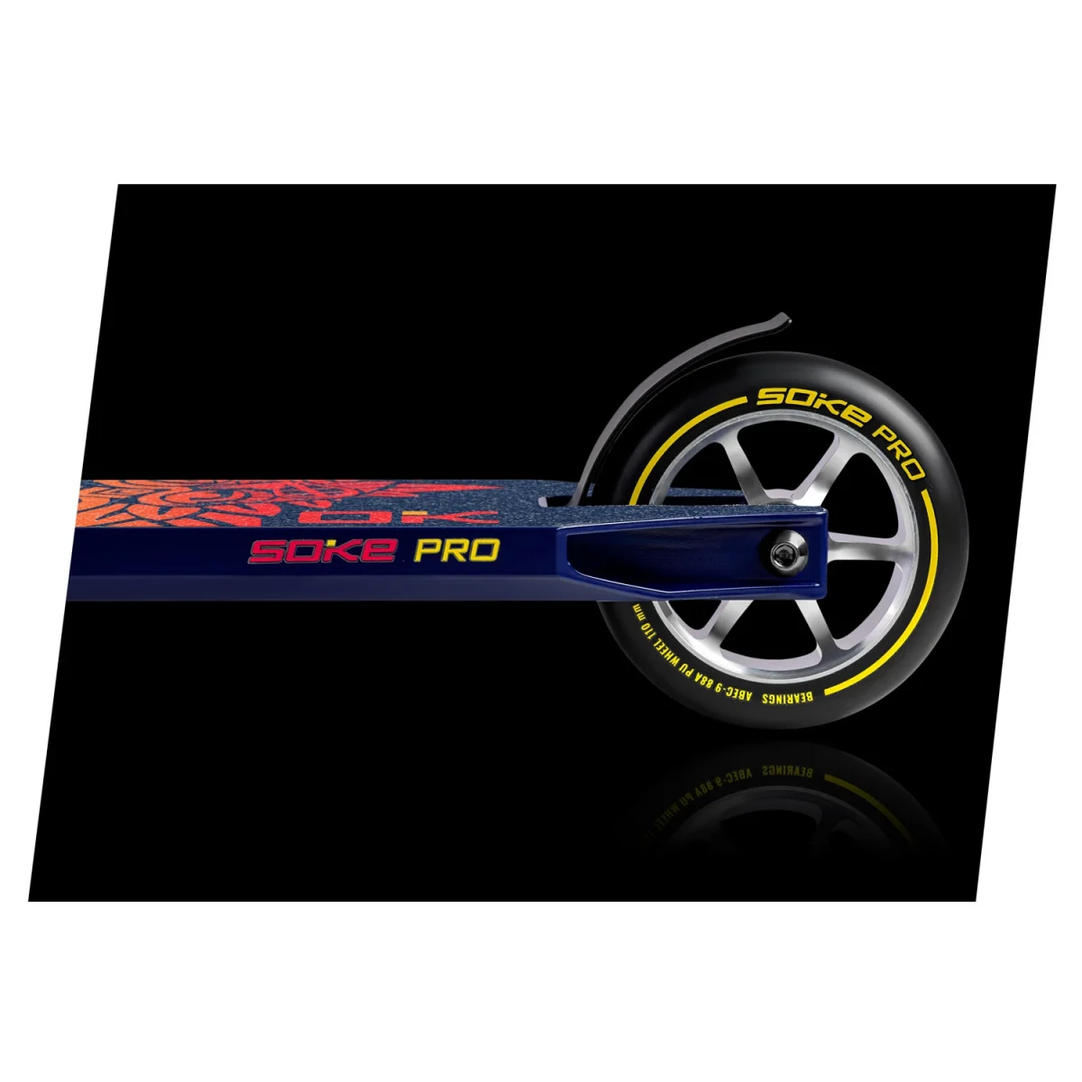 Трюковий самокат SOKE PRO темно-синьо-червоний – для вражаючих трюків і швидких заїздів - Зображення 6