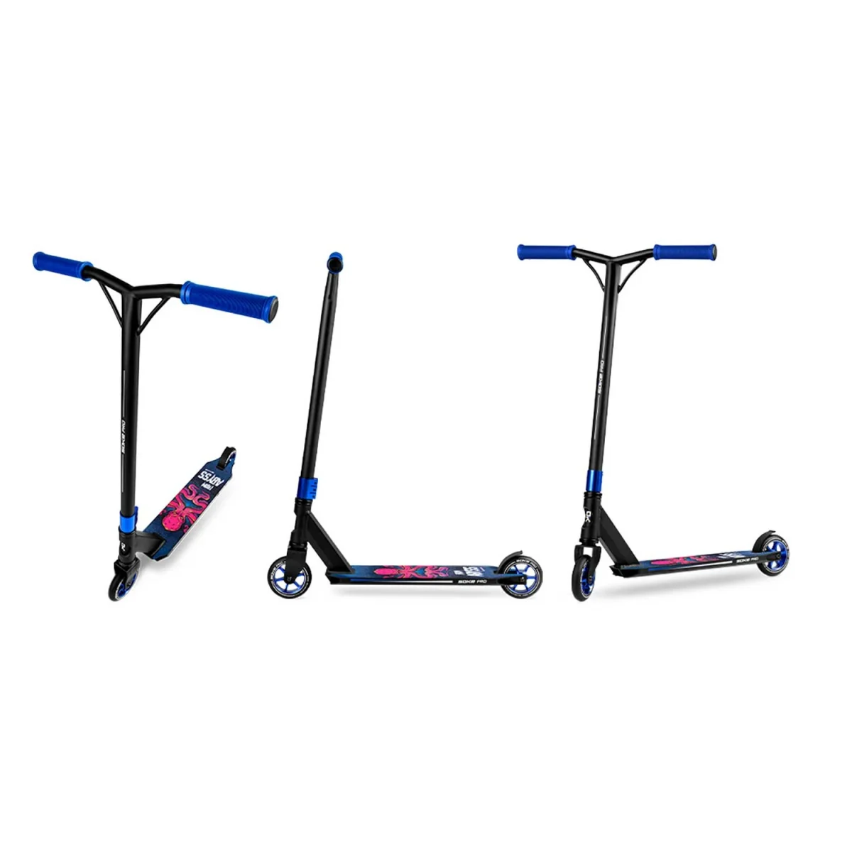 Трюковий самокат SOKE PRO синій – для сміливих трюків та ефективного катання - Зображення 12