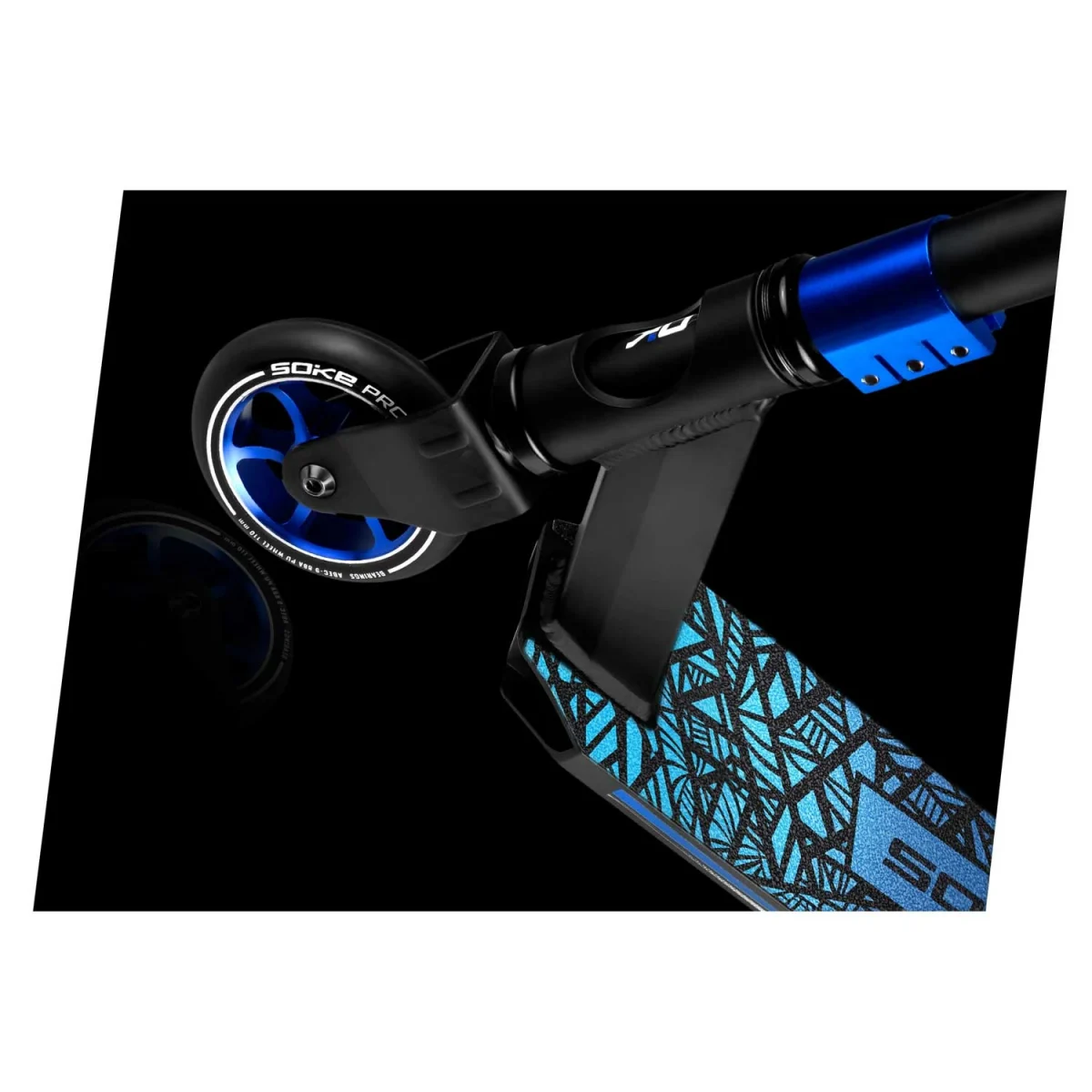 Трюковий самокат SOKE PRO синій для екстремальних трюків - Зображення 2