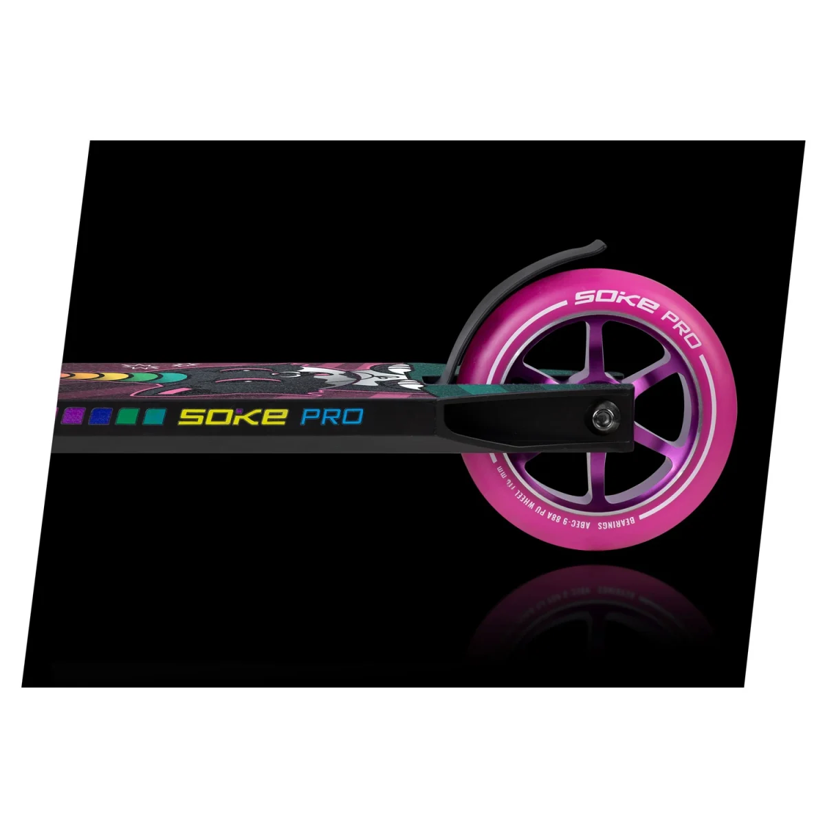 Трюковий самокат SOKE PRO різнокольоровий для професійних трюків - Зображення 8