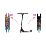 Трюковий самокат SOKE PRO різнокольоровий для професійних трюків - Зображення 12