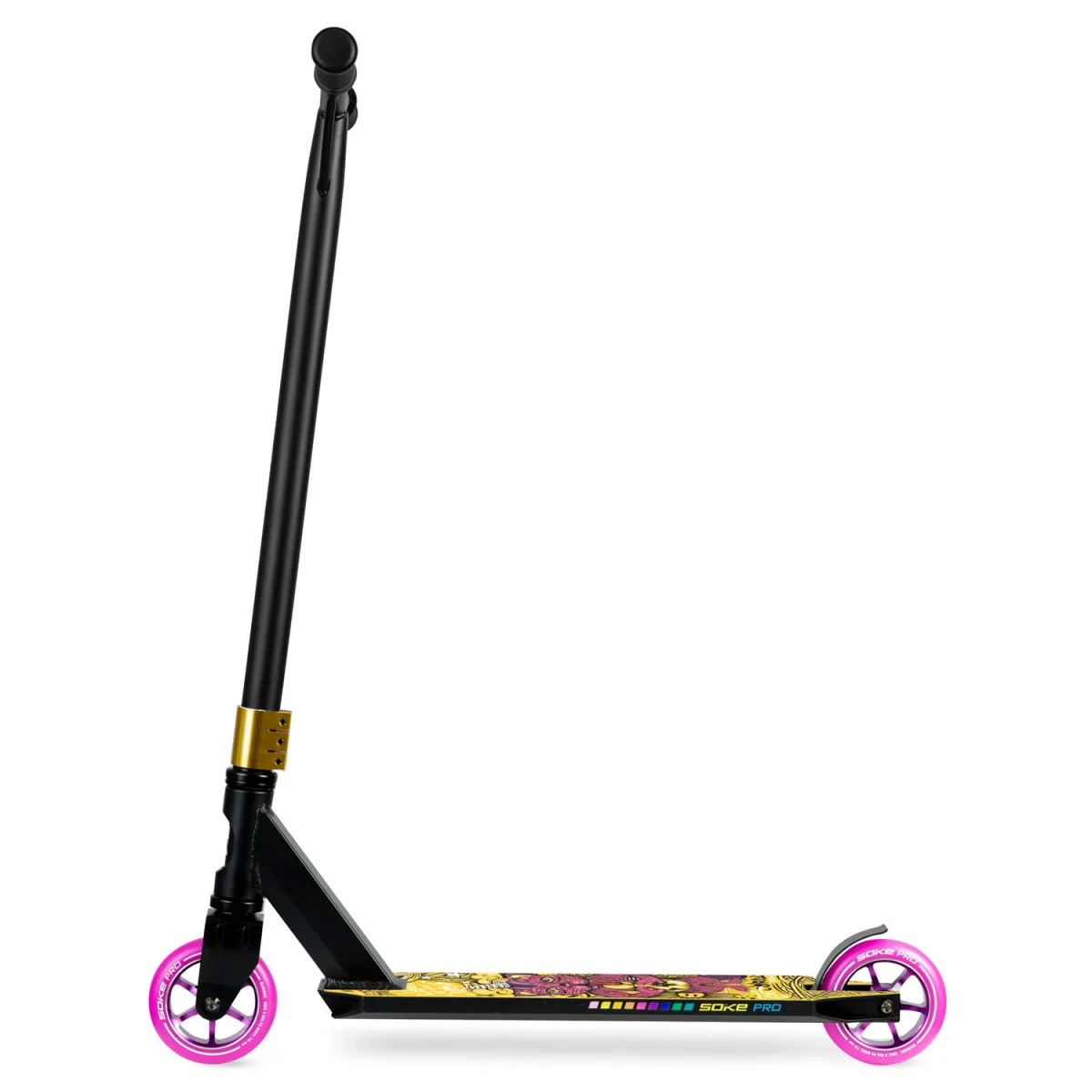 Трюковий самокат SOKE PRO різнокольоровий для активного катання - Зображення 7
