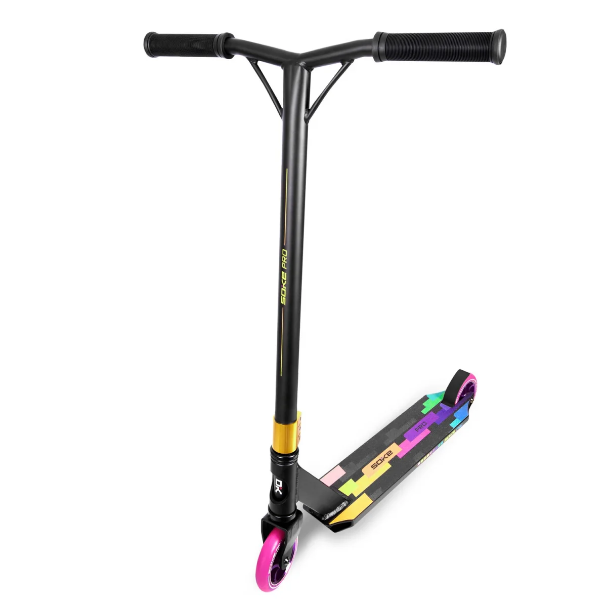 Трюковий самокат SOKE PRO різнокольоровий для активного катання - Зображення 10