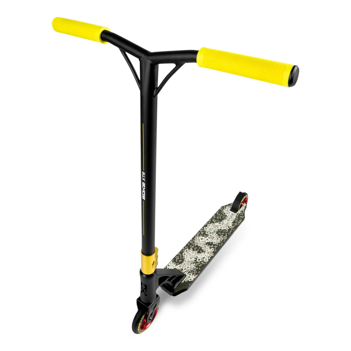 Трюковий самокат SOKE XTR чорно-жовтий для захоплюючих трюків - Зображення 13