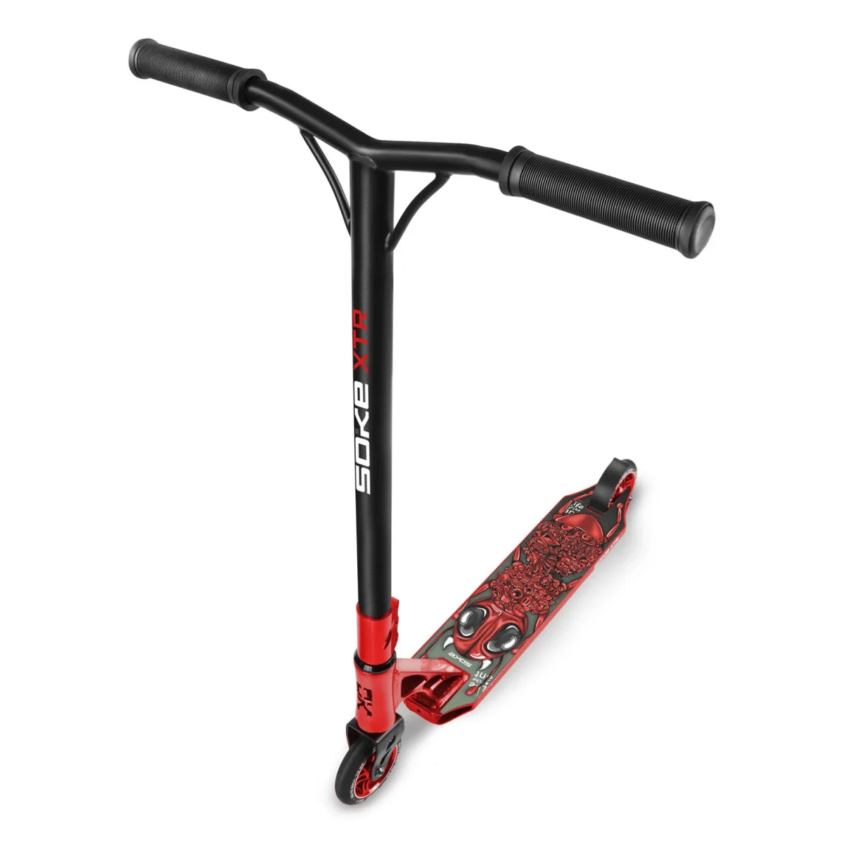 Трюковий самокат SOKE XTR червоний для сміливих трюків - Зображення 4