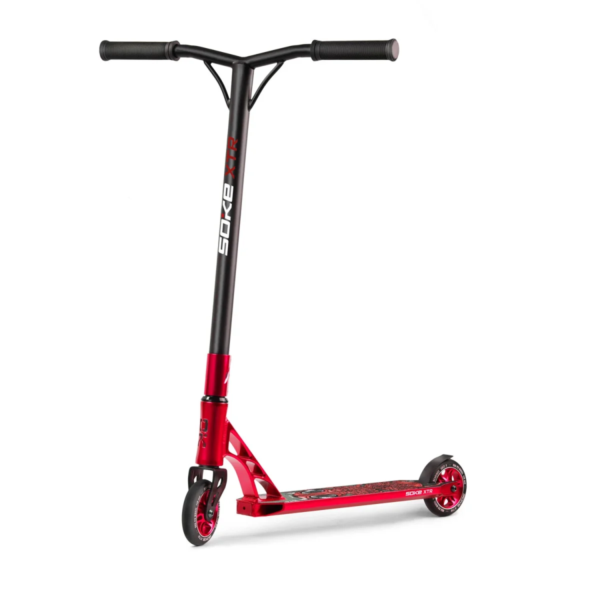 Трюковий самокат SOKE XTR червоний для сміливих трюків - Зображення 7