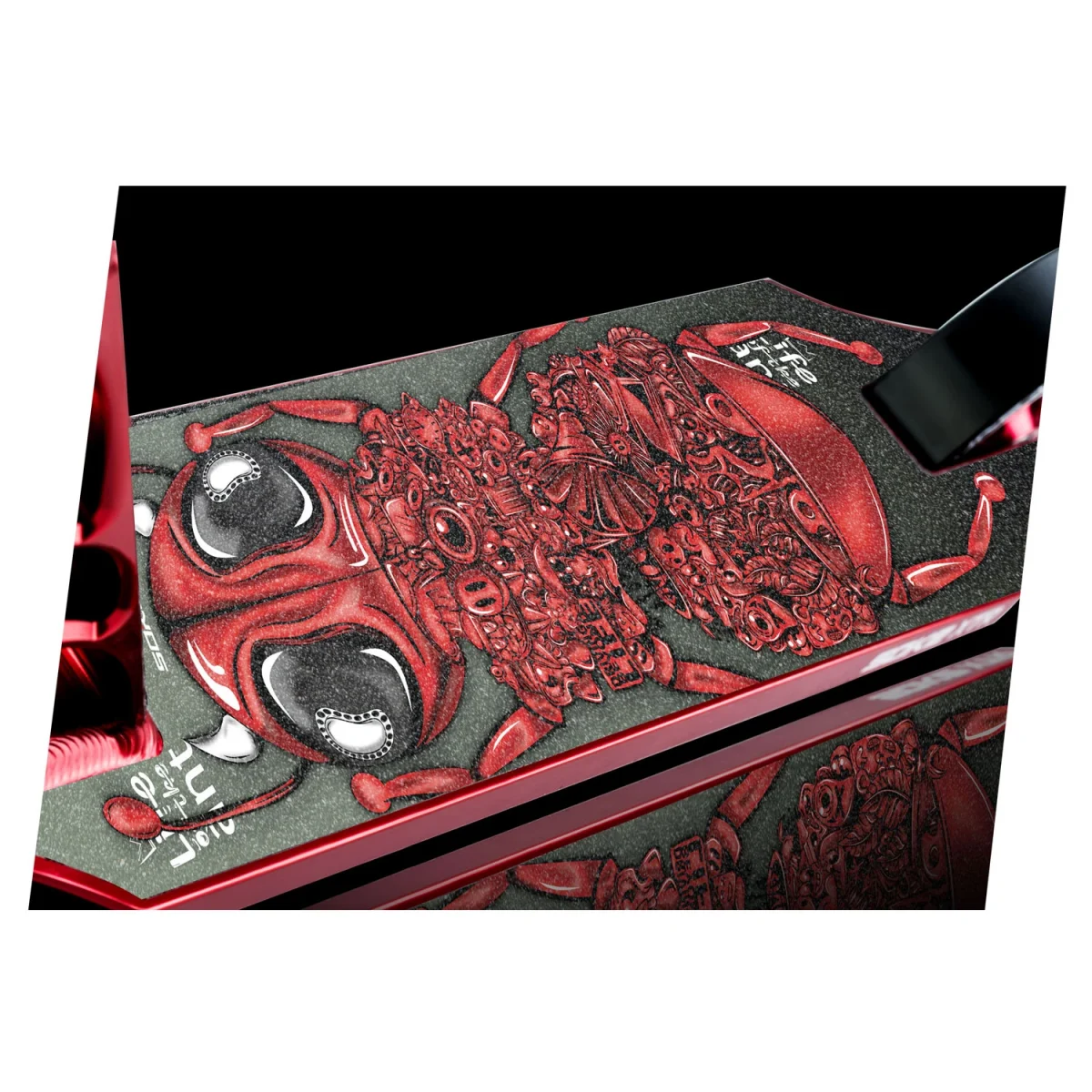 Трюковий самокат SOKE XTR червоний для сміливих трюків - Зображення 3