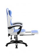 Обертове крісло Huzaro Force 3.7 синє_комфорт та стиль для тривалих ігор - Зображення 4