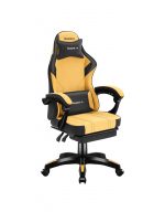 Геймерське крісло Huzaro Force 3.7 тканинне чорно-жовте- ідеальний вибір для вашого ігрового простору