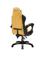 Геймерське крісло Huzaro Force 3.7 тканинне чорно-жовте- ідеальний вибір для вашого ігрового простору - Зображення 4