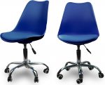 Комфортне і стильне офісне крісло Chiccot синього кольору для сучасного інтер'єру