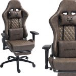 Елегантне геймерське крісло Lyner з чорної екошкіри