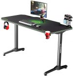 Ігровий стіл ULTRADESK FRAG Green 140x60 см з підкладкою для тривалих ігор