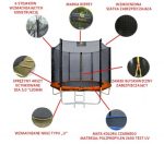 Батут з драбиною та сіткою безпеки RIPPEY 10 футів 312 см для сімейного відпочинку - Зображення 4