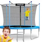 Батут Neo-Sport 10ft (312 см) NS-10W181 з Внутрішньою Сіткою та Драбинкою - Ідеальний Вибір для Дітей