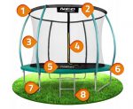 Батут Neo-Sport Premium 312 см з Внутрішньою Сіткою (NS-10C181) - Зображення 3