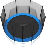 Дитячий садовий батут FunFit 374 см із захисною сіткою та драбиною - Зображення 2