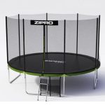 Батут Zipro 374 см із Захисною Сіткою Jump Pro - Великий Батут для Активних Ігор