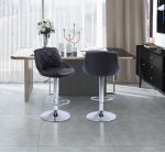 Барний стілець VELACO 106 см XENA02-BL-CH – комфортний і стильний - Зображення 5