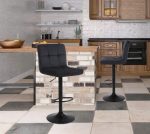 Барний стілець VELACO 115 см RAFA03-BL-BL – елегантний і зручний - Зображення 2