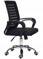 Комфортне і сучасне офісне крісло LUGANO ARNO BLACK для продуктивності - Зображення 3