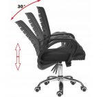 Комфортне і сучасне офісне крісло LUGANO ARNO BLACK для продуктивності - Зображення 11