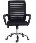 Комфортне і сучасне офісне крісло LUGANO ARNO BLACK для продуктивності - Зображення 6