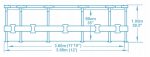 Міцний і зручний каркасний басейн BESTWAY 56418 Steel PRO-MAX 366x100 см - Зображення 4