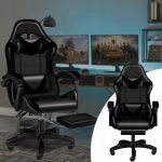 Геймерське крісло Memphis: чорна екошкіра для максимального комфорту - Зображення 7