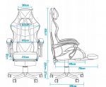 Геймерське крісло MatMay GAMING з підставкою для ніг - Зображення 7