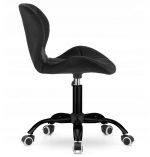 Офісне крісло Muf-Art чорний оксамит – зручний та стильний вибір для вашого офісу - Зображення 6