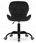 Офісне крісло Muf-Art чорний оксамит – зручний та стильний вибір для вашого офісу - Зображення 4