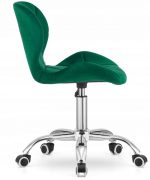Стильний настільний стілець Muf-Art DORM зелене для робочого місця - Зображення 5