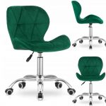 Стильний настільний стілець Muf-Art DORM зелене для робочого місця