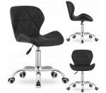 Чорне поворотне крісло Muf-Art DORM – комфорт і стиль