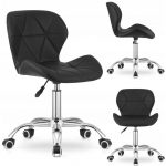 Чорне поворотне крісло Muf-Art DORM – комфорт і стиль