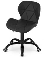 Офісне крісло Muf-Art на чорній ніжці – елегантність та комфорт для вашого офісу - Зображення 7