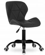 Офісне крісло Muf-Art на чорній ніжці – елегантність та комфорт для вашого офісу - Зображення 2